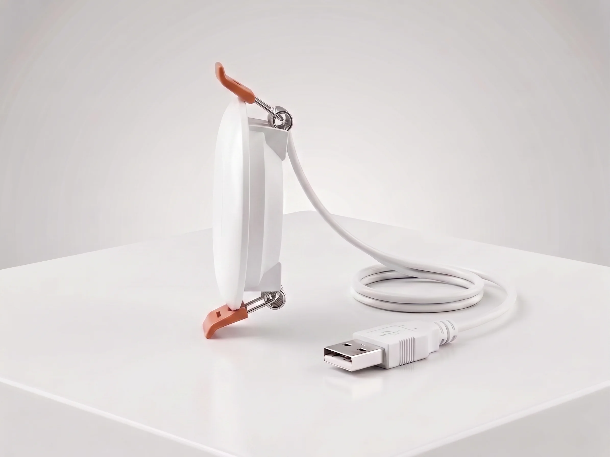 86mm wall-mount mmWave human presence sensor, white