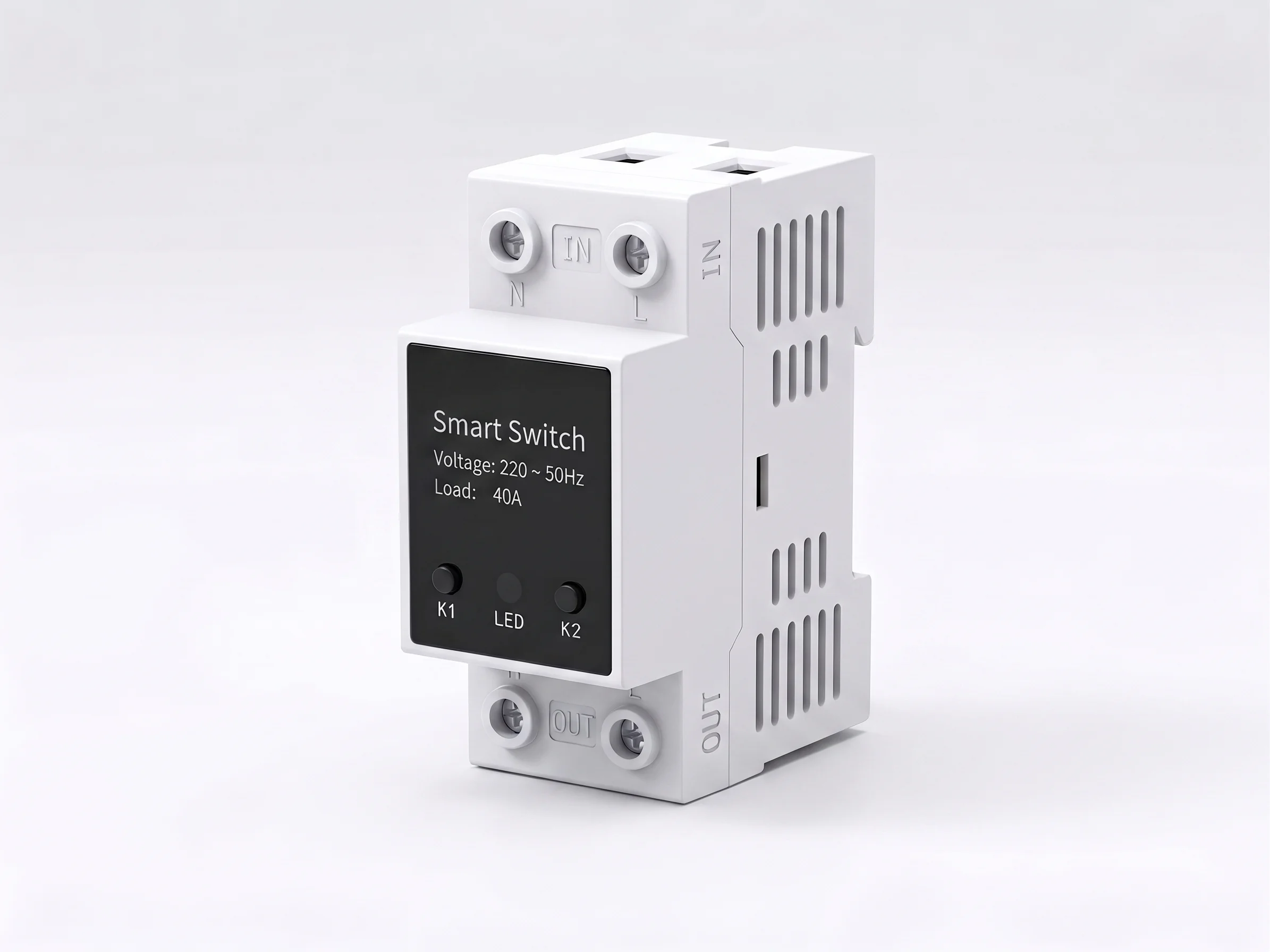 Central controller installed in existing switch box for room power management